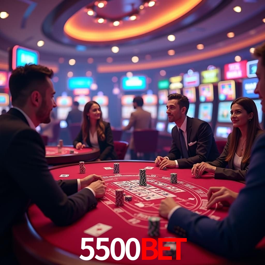A Experiência Imersiva dos Cassinos Ao Vivo no 5500bet